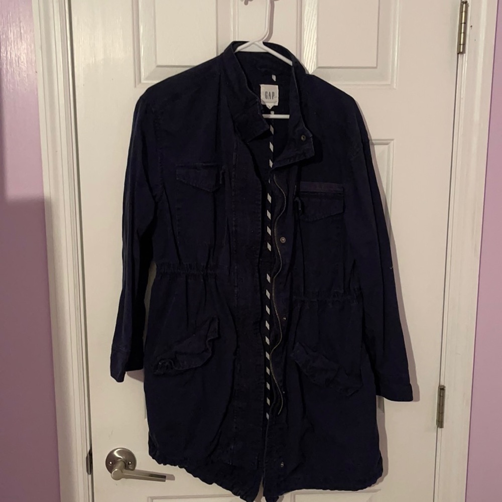 Navy Gap Drawstring Jacket - image 1